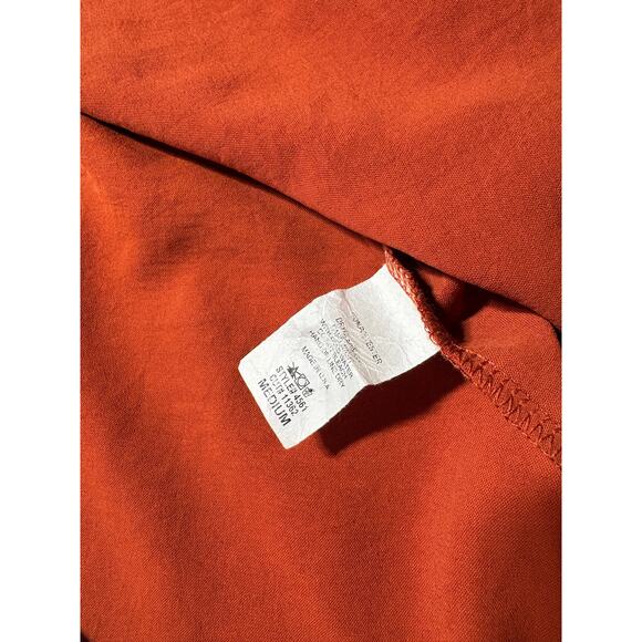 Entro Orange Loose-Fit Blouse – Size Medium - Picture 7 of 7